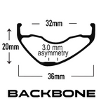ASTRAL CYCLING Backbone Rim - 650B