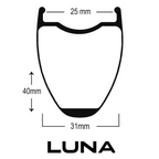 ASTRAL CYCLING Luna Carbon Rim - 700c