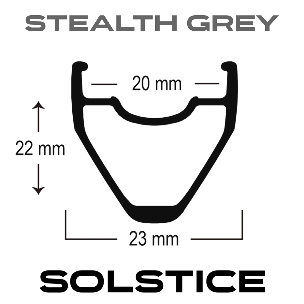 ASTRAL CYCLING Solstice Rim - Stealth Grey