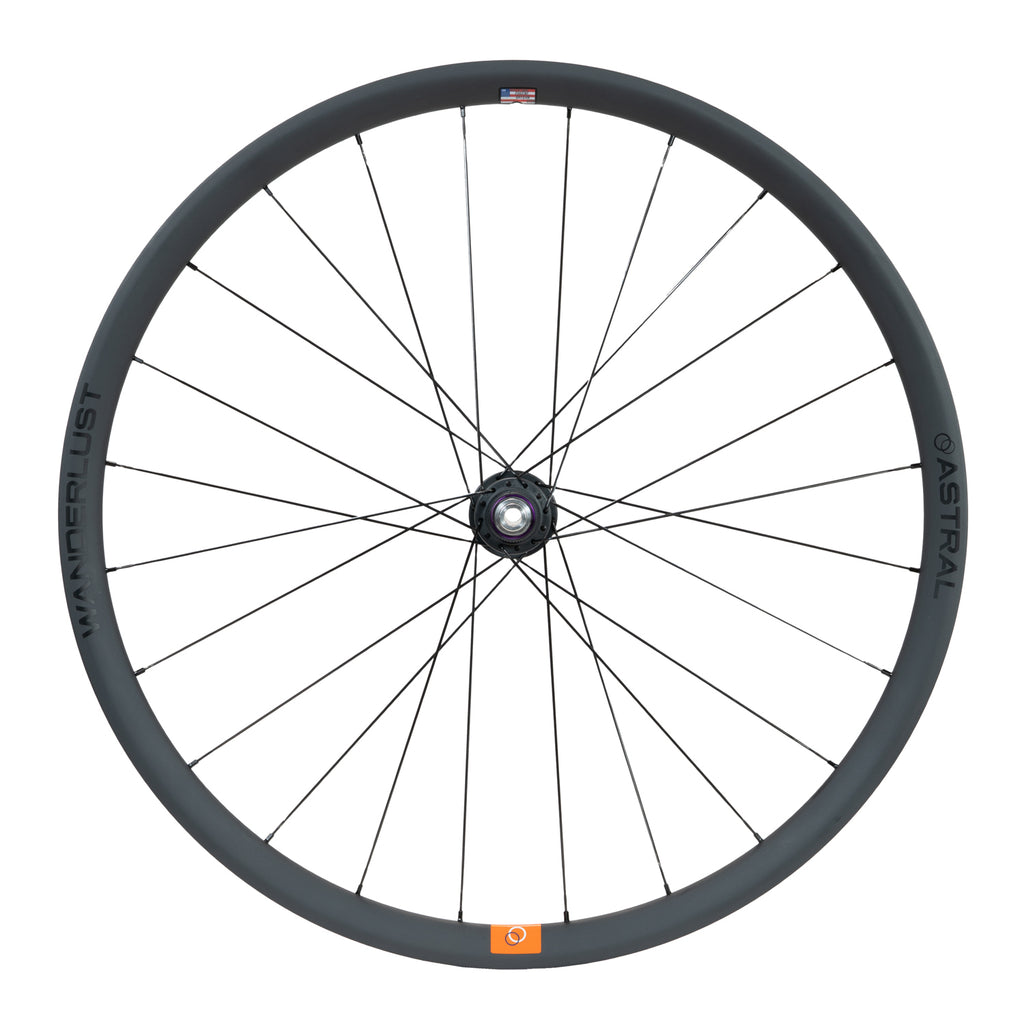 ASTRAL CYCLING Wanderlust Gen3 x WHITE INDUSTRIES CLD - Stealth Grey Wheel Set