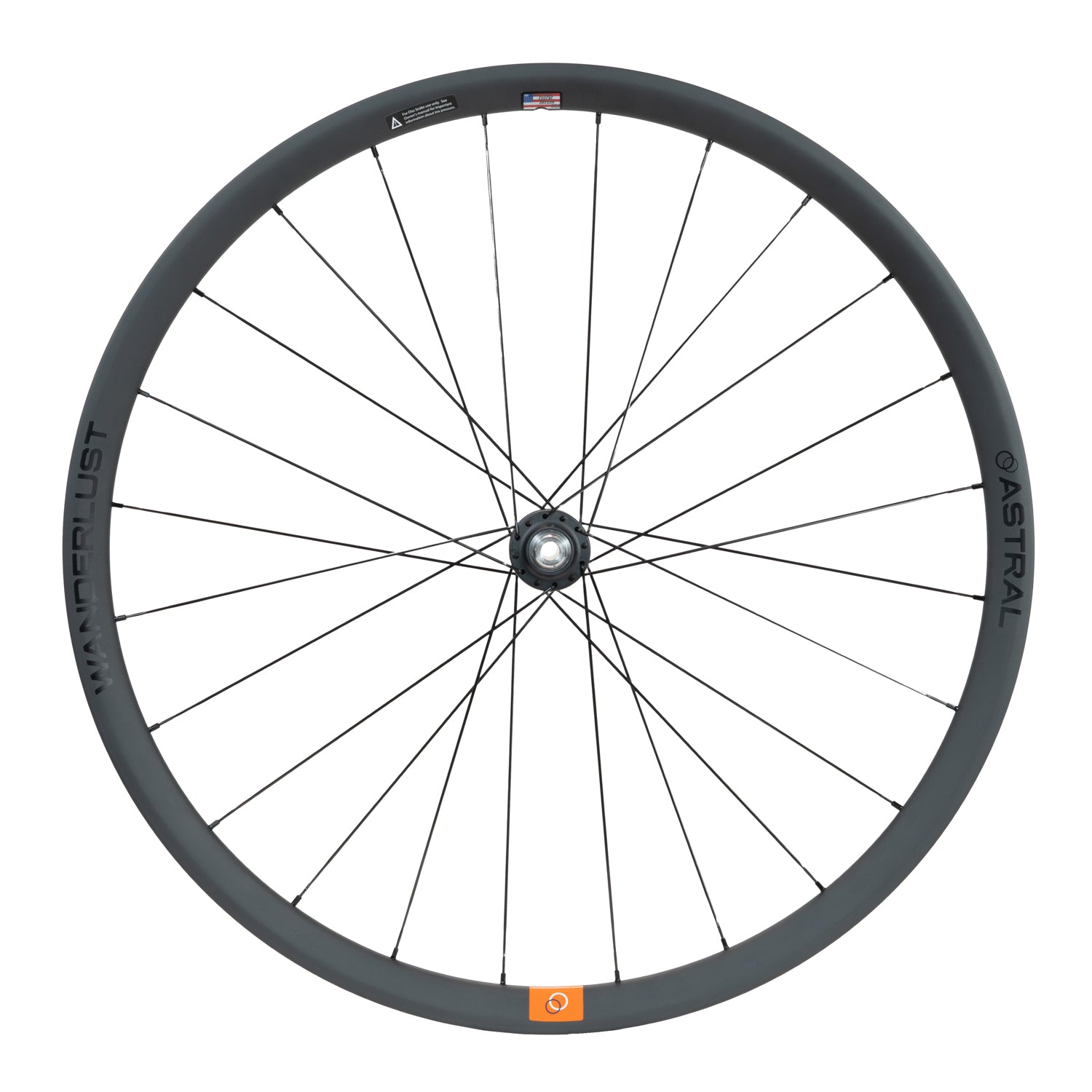 ASTRAL CYCLING Wanderlust Gen3 x WHITE INDUSTRIES CLD - Stealth Grey Wheel Set