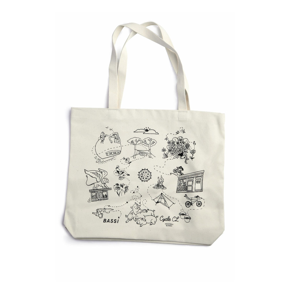 BASSI BIKES Tote Bag
