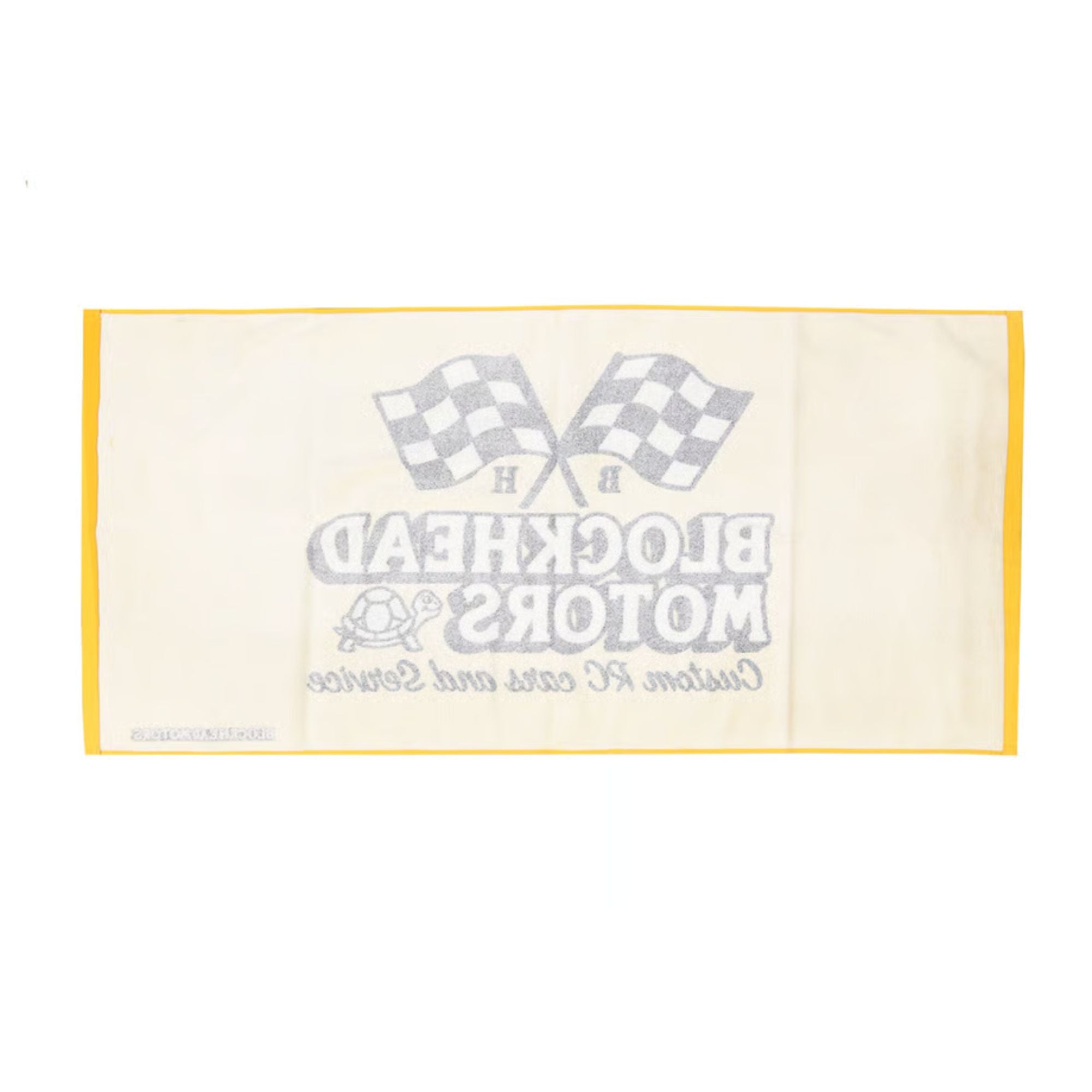 BLOCKHEAD MOTORS BH Pit Towel (Yellow)