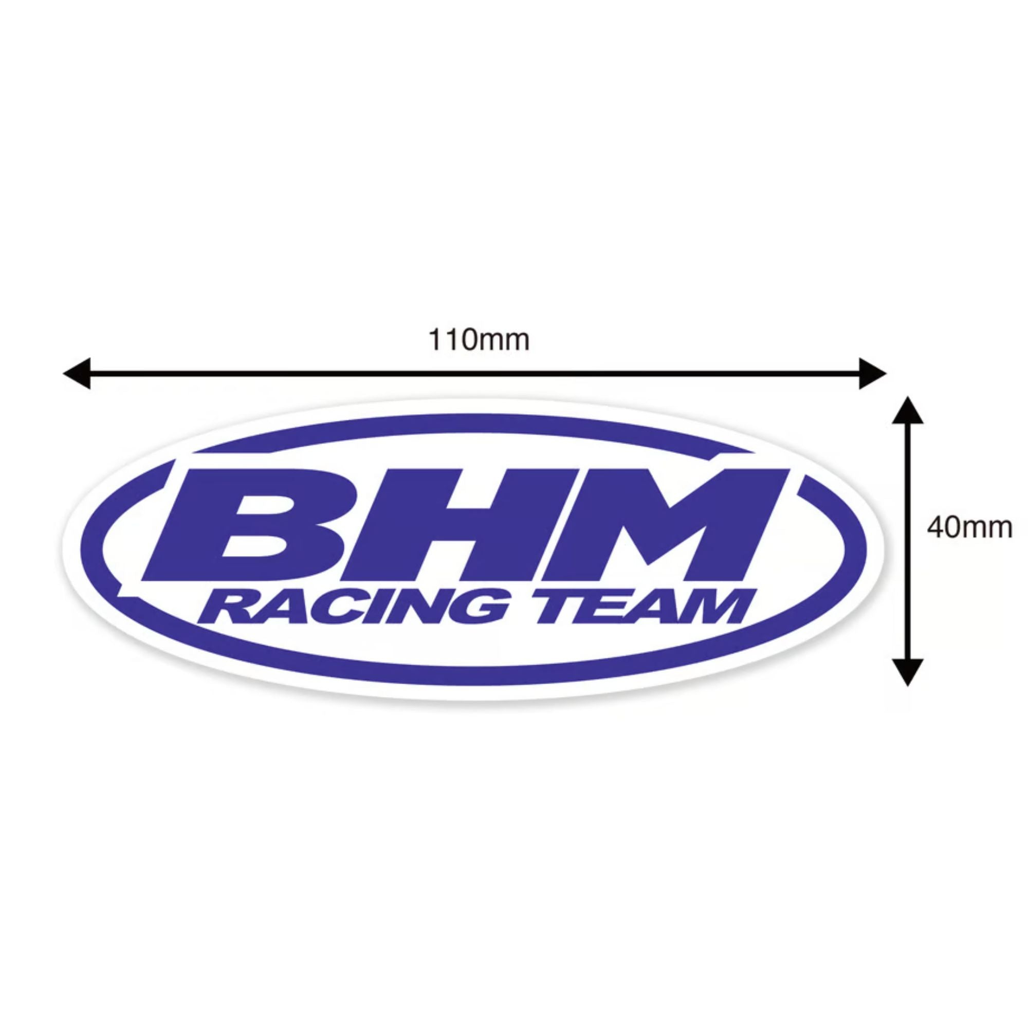 BLOCKHEAD MOTORS BHM Racing Circle Sticker