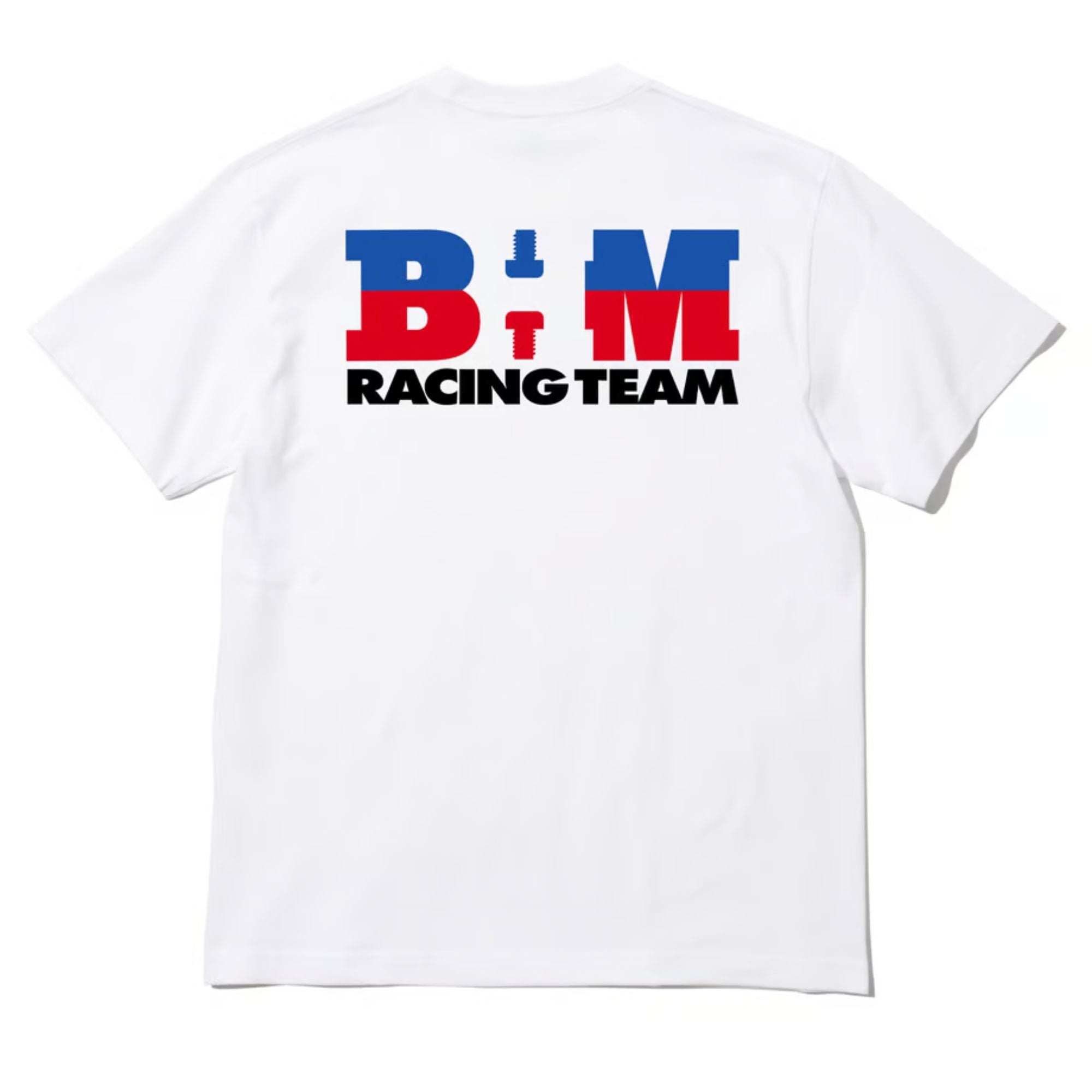 BLOCKHEAD MOTORS BHM Screw logo T-shirt (White)