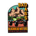 BLOCKHEAD MOTORS Badass Sticker