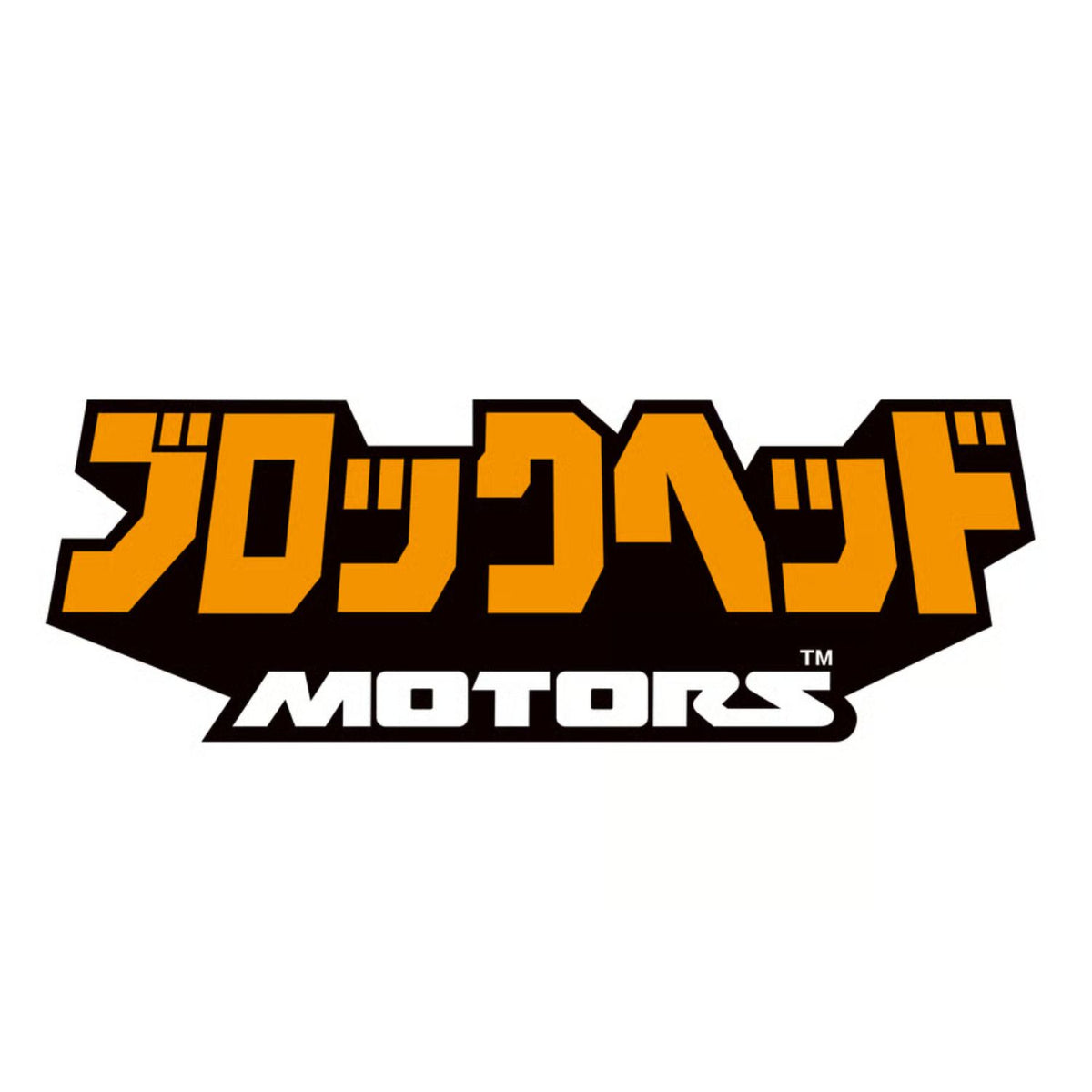 BLOCKHEAD MOTORS Katakana Logo Sticker