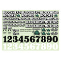 BLOCKHEAD MOTORS Original Decal Sheet