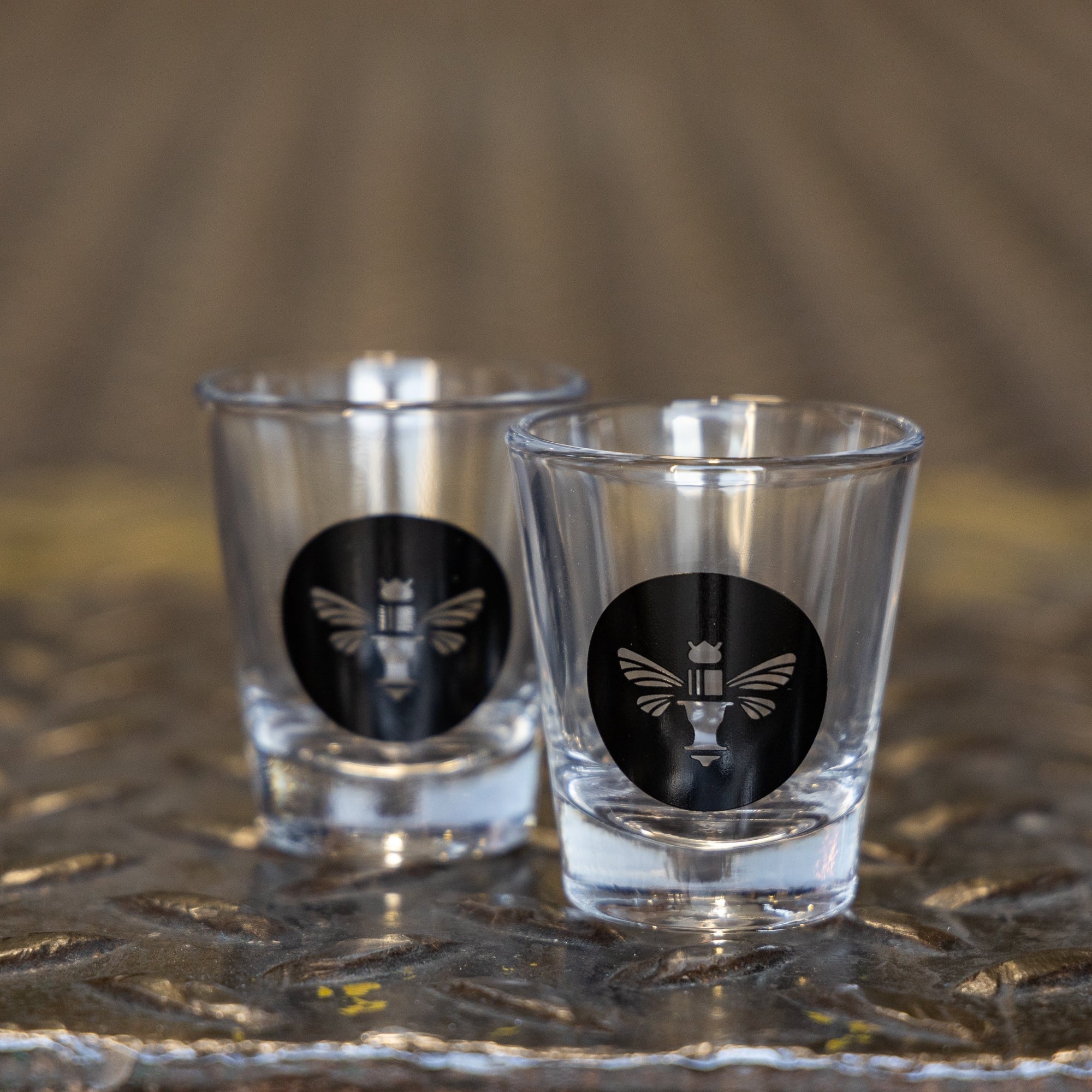 CHRIS KING King Bee Shot Glass