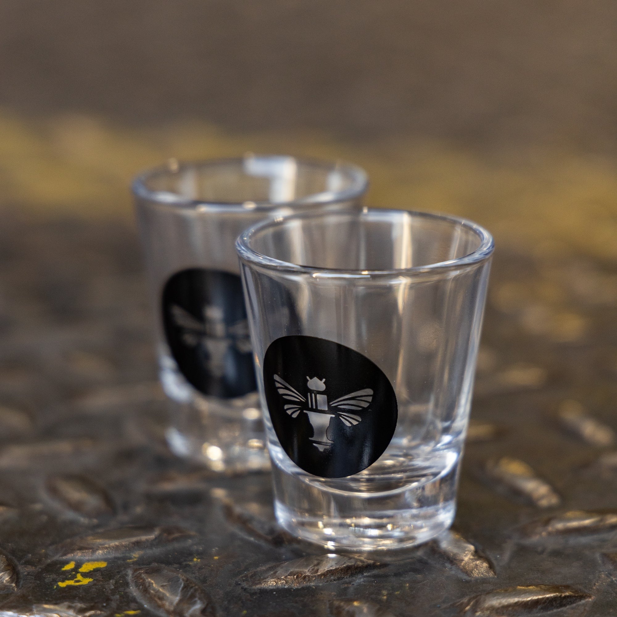 CHRIS KING King Bee Shot Glass