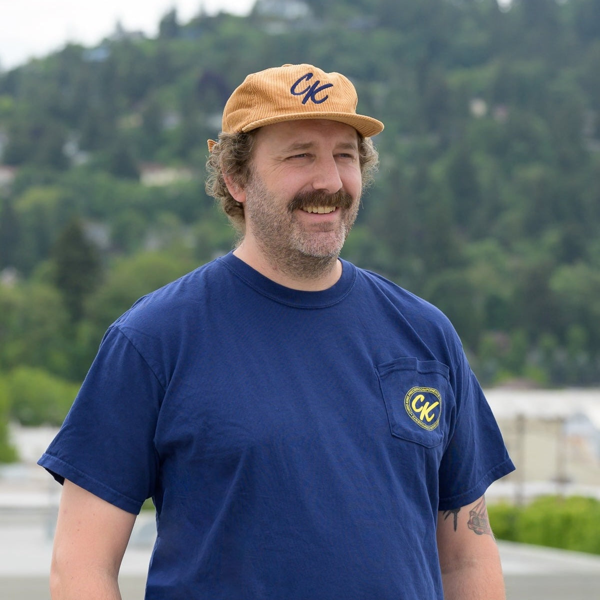 CHRIS KING King Script Corduroy Cap