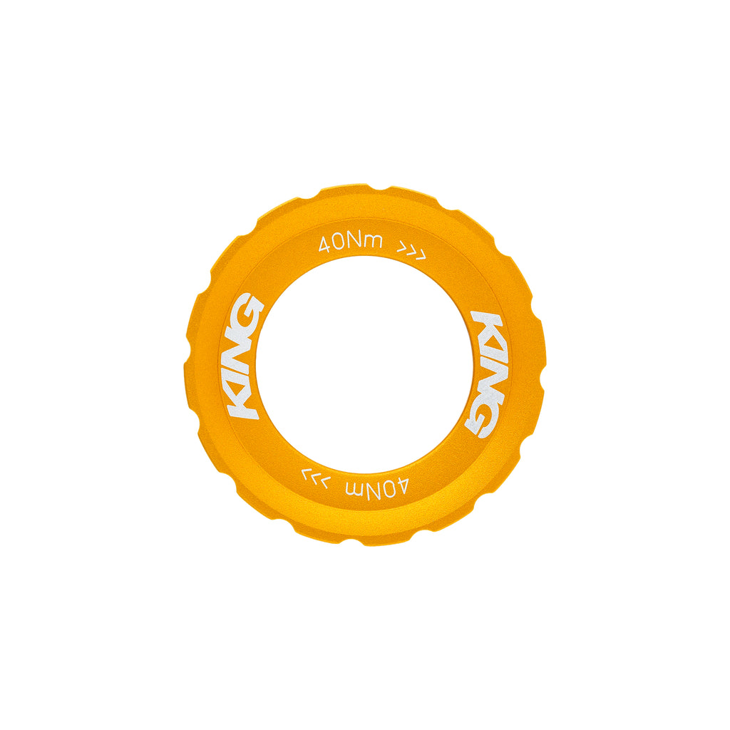 CHRIS KING King Centerlock Lockring Matte Gold 50th