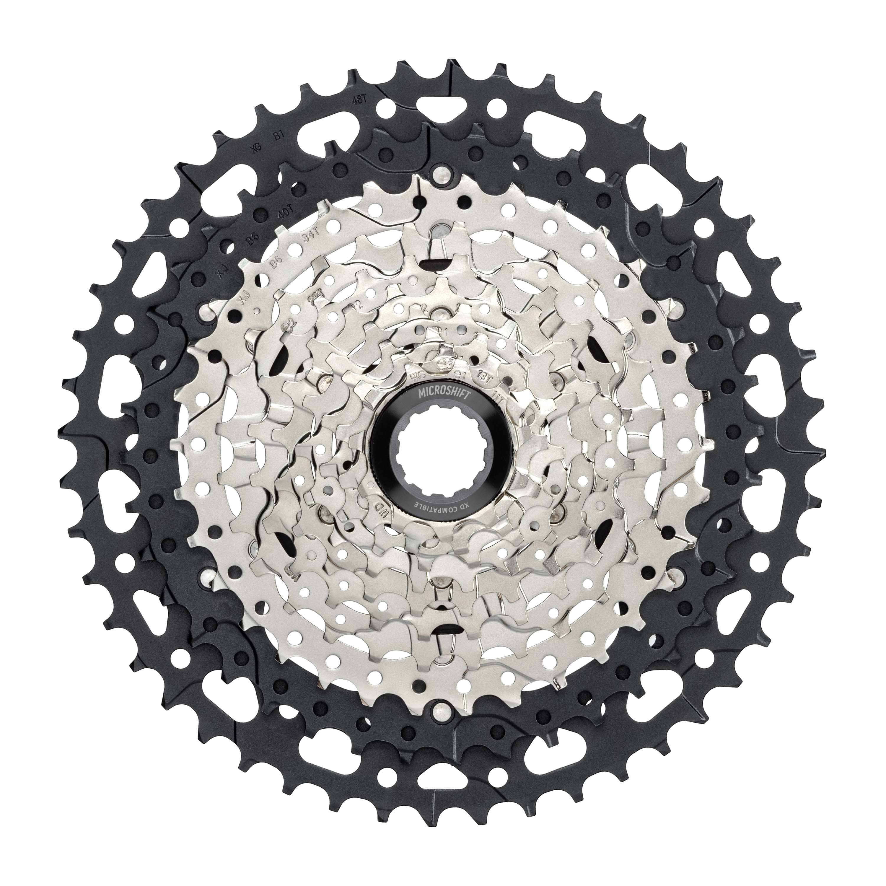 MICRO SHIFT Advent MX G-Series Alloy SpeedRamp Cassette 10 Speed 11-48t