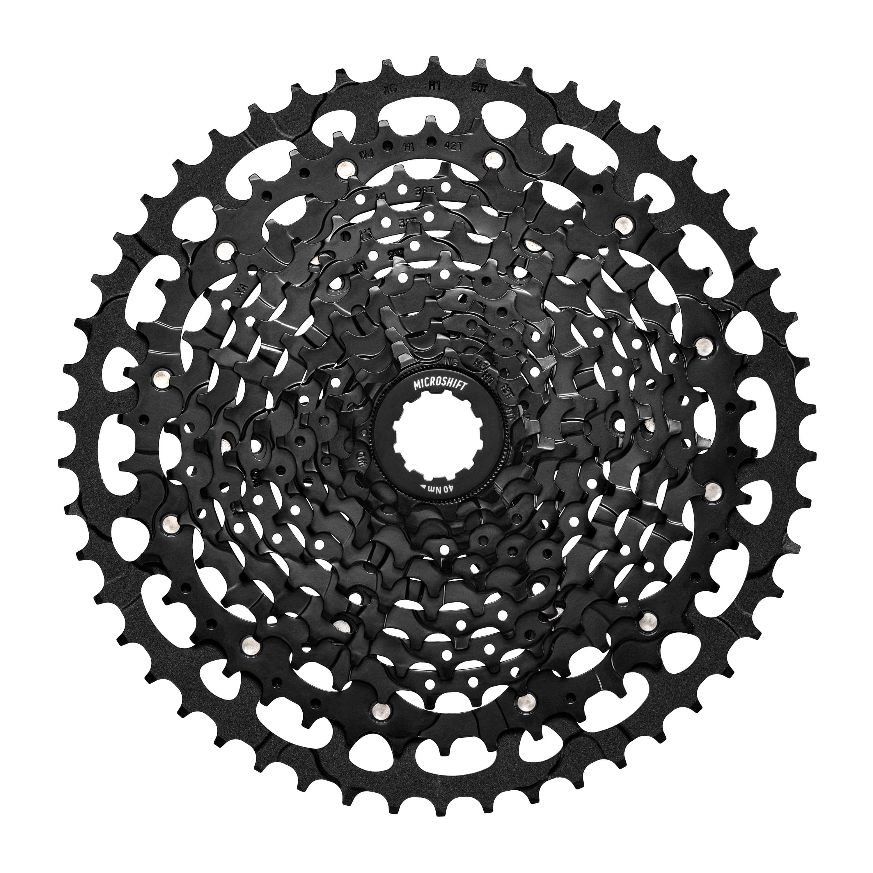 MICRO SHIFT Advent MX H-Series SpeedRamp Cassette 11 Speed 11-50t