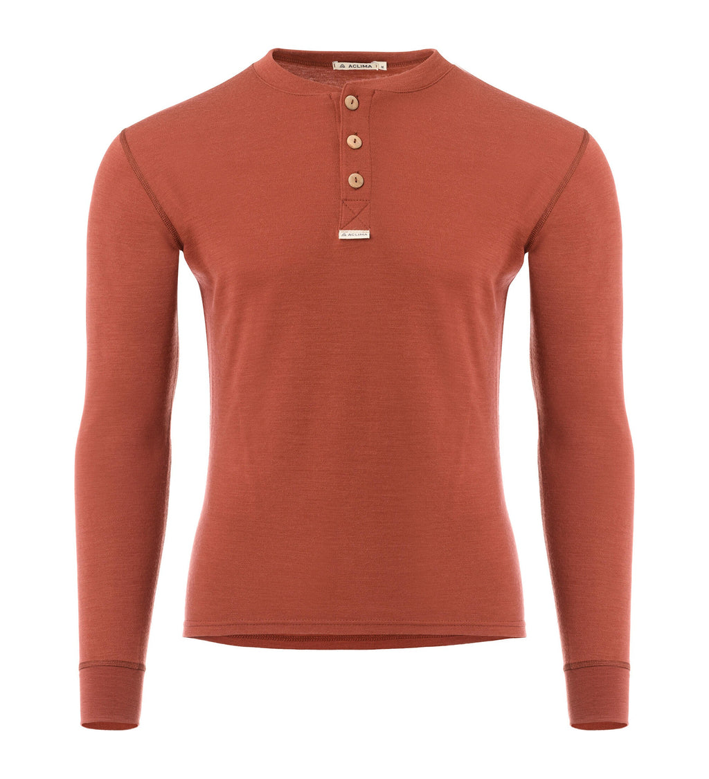 ACLIMA M's Warmwool Grandad Shirt