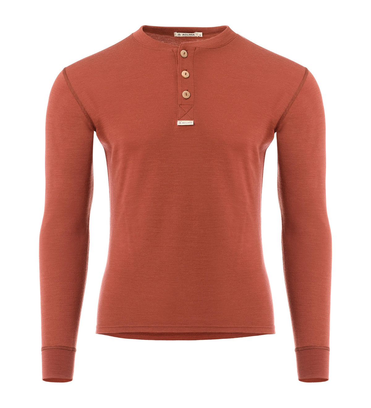 ACLIMA M's Warmwool Grandad Shirt