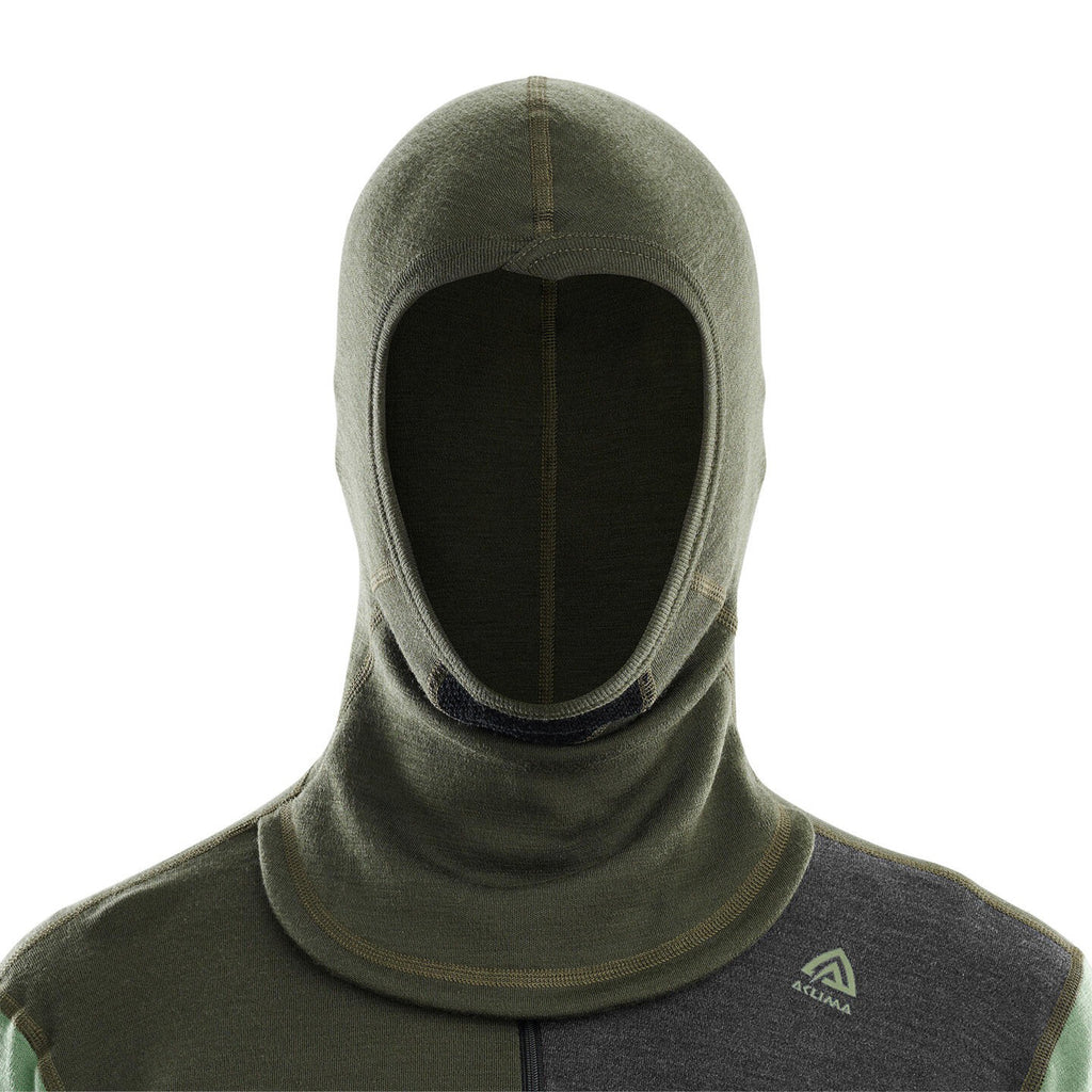 ACLIMA M’s Warmwool Hood Sweater W/Zip