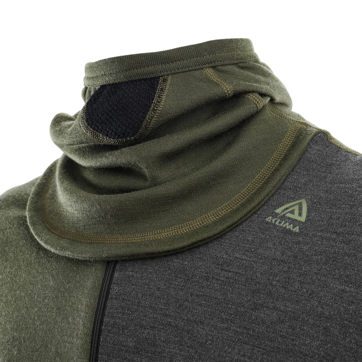 ACLIMA M’s Warmwool Hood Sweater W/Zip