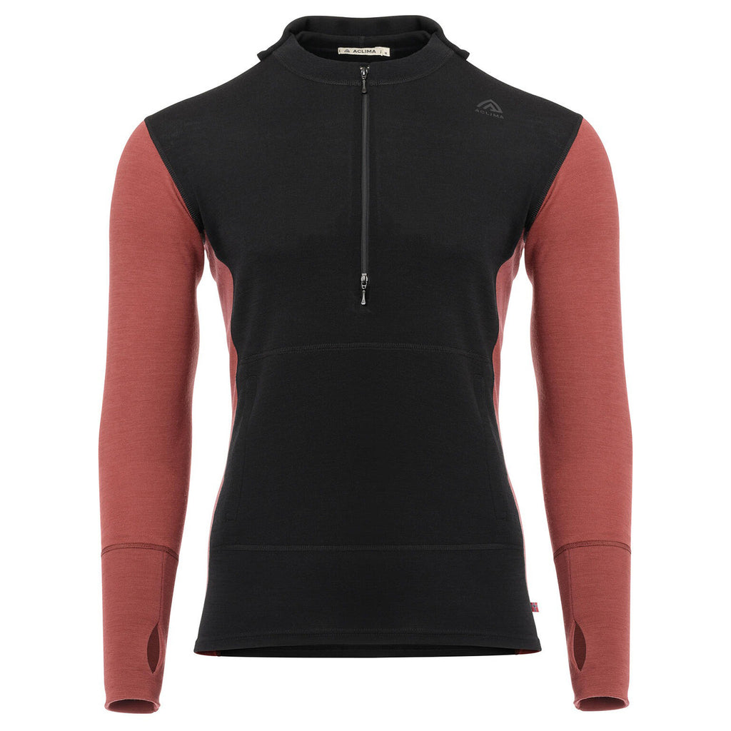 ACLIMA M’s Warmwool Hood Sweater W/Zip