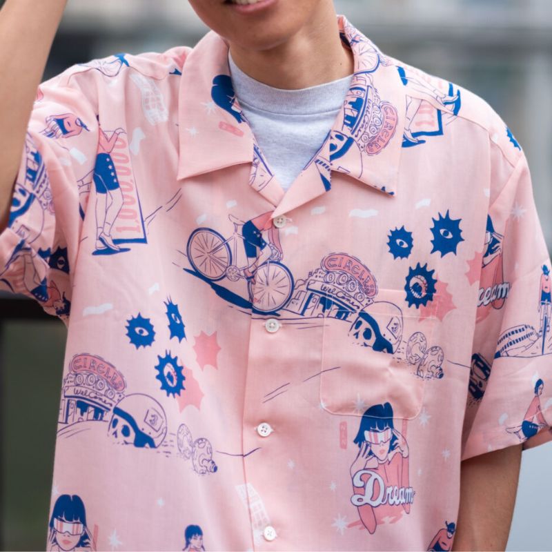 CIRCLES ORIGINAL EANBE Aloha Shirt / ニュー競輪