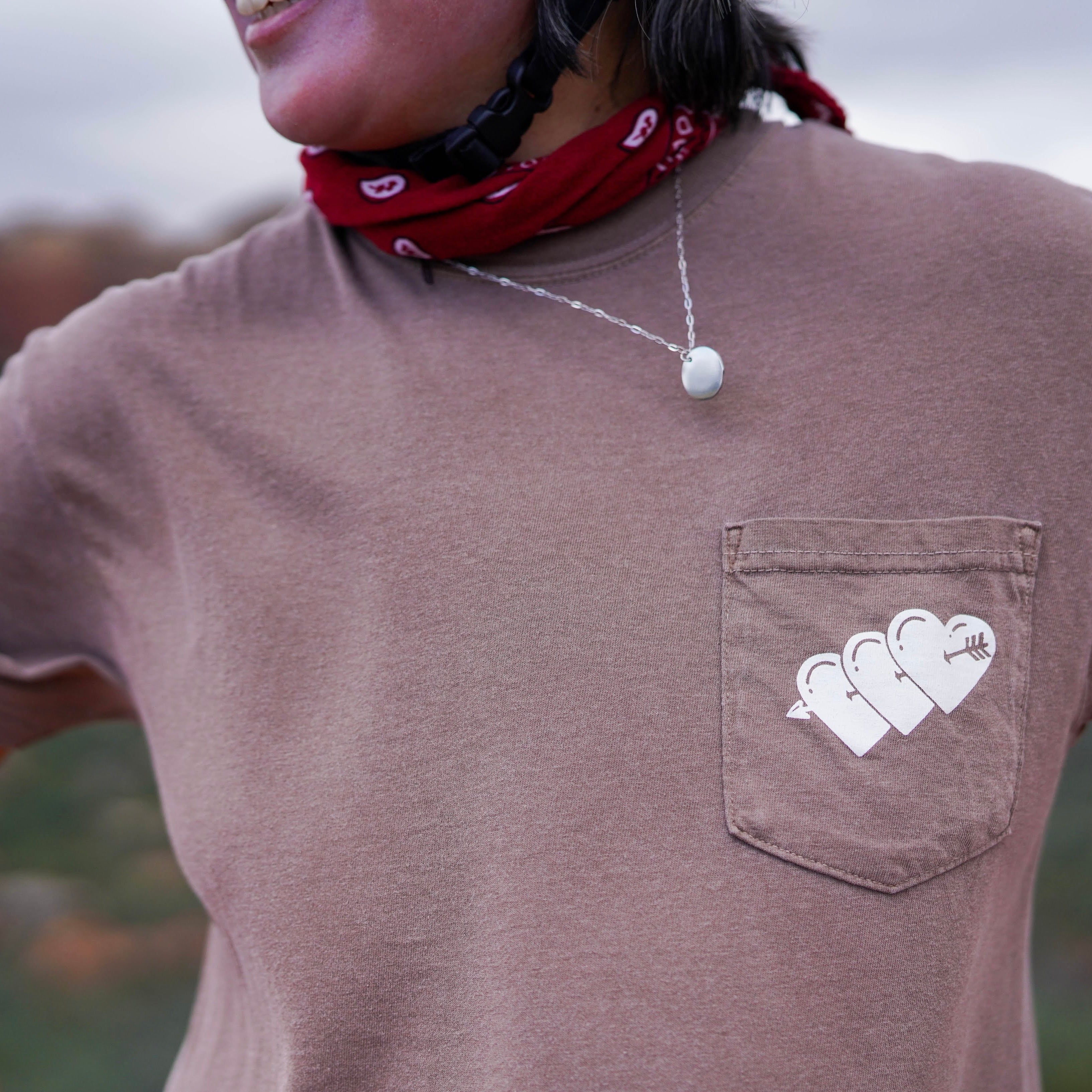 SIMWORKS Rising Hearts Pocket T-shirt