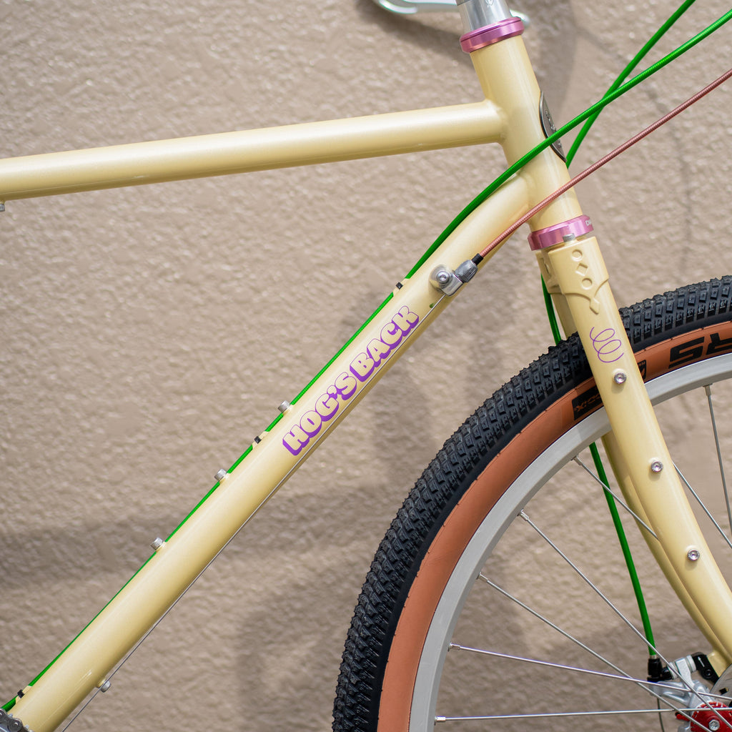 BASSI Hog’s Back Circles Complete Bike - Sparkle Beige