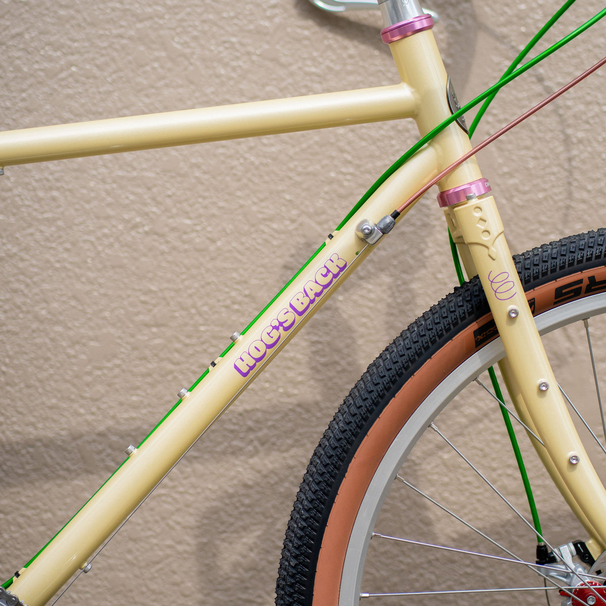 BASSI Hog’s Back Circles Complete Bike - Sparkle Beige