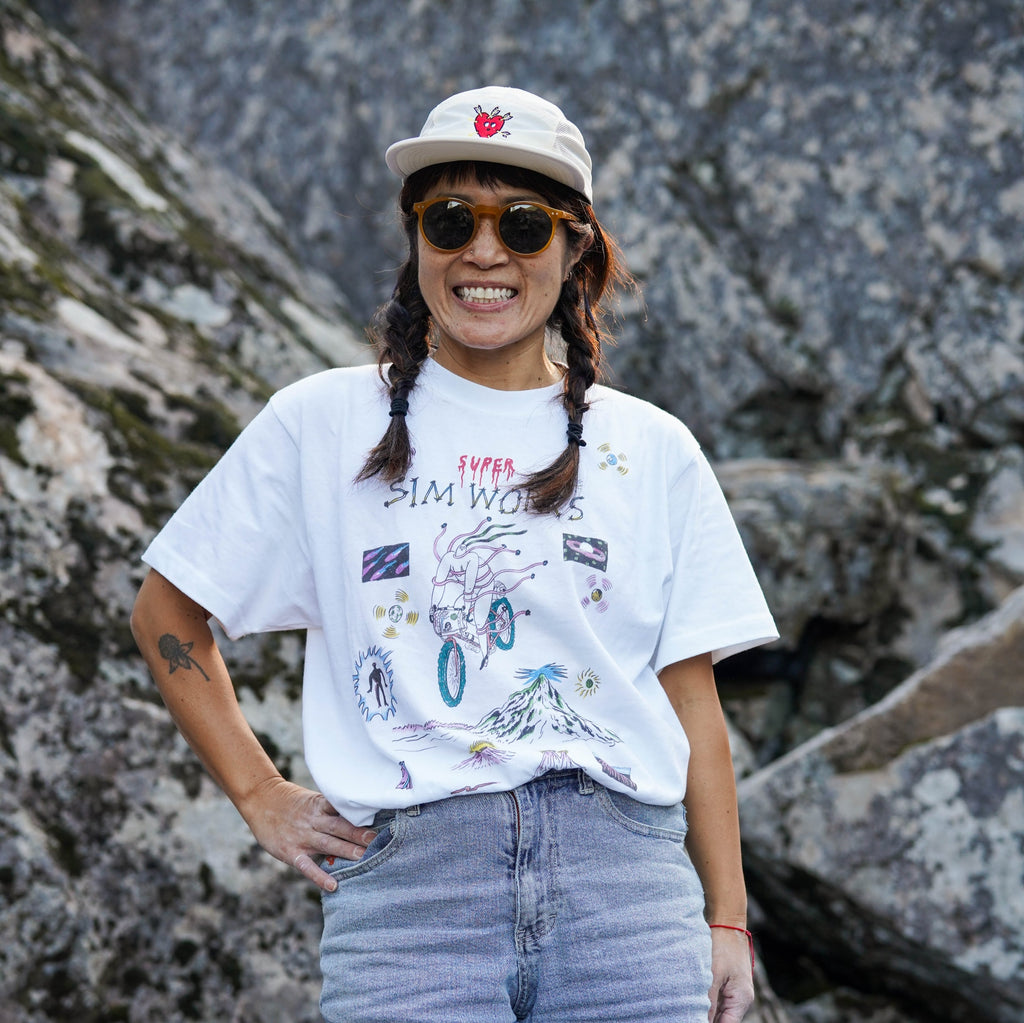 GHOOOST x SIMWORKS Ride Me to the Moon Tee