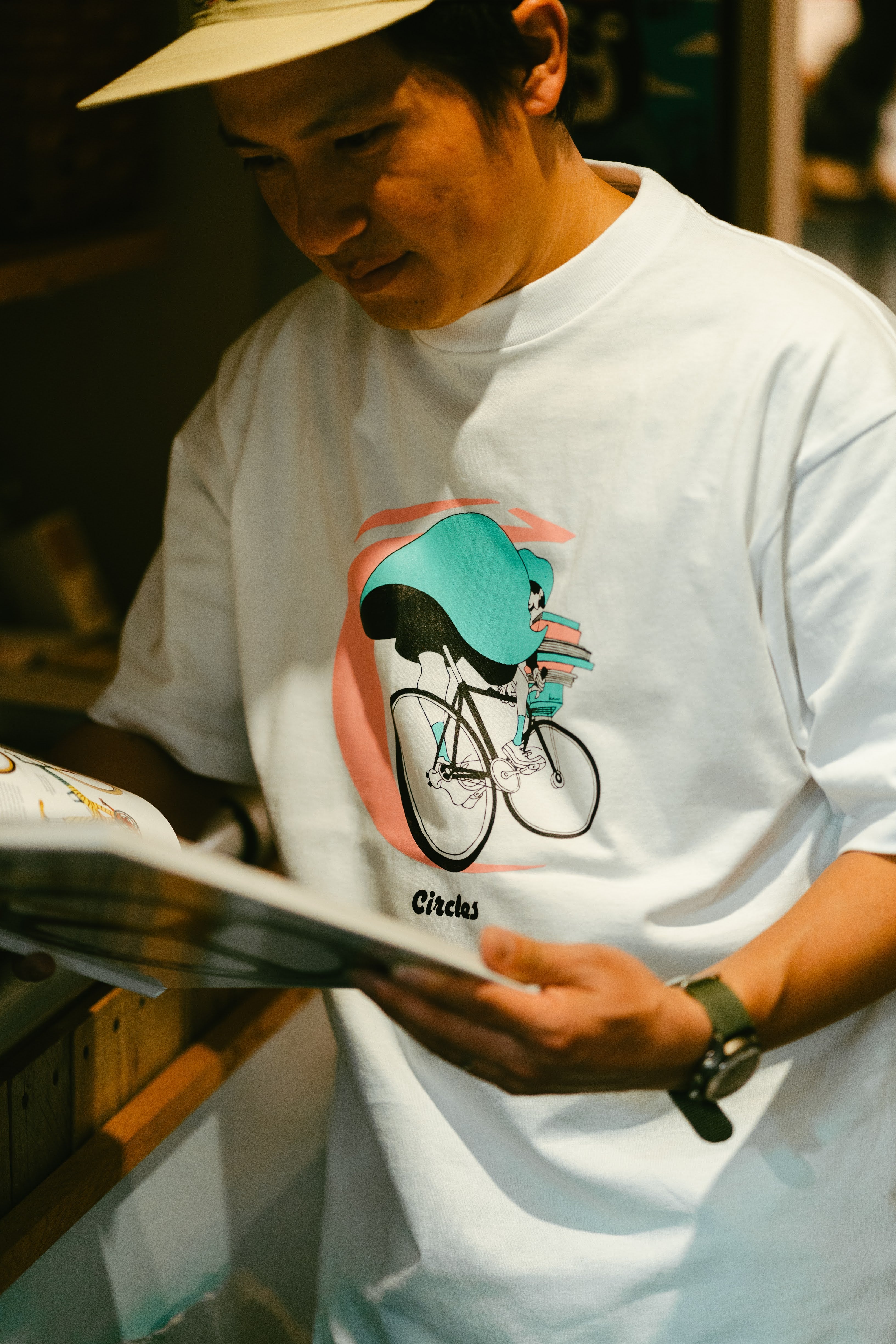 CIRCLES 17th Anniversary Tee designed by Kan Kobayashi