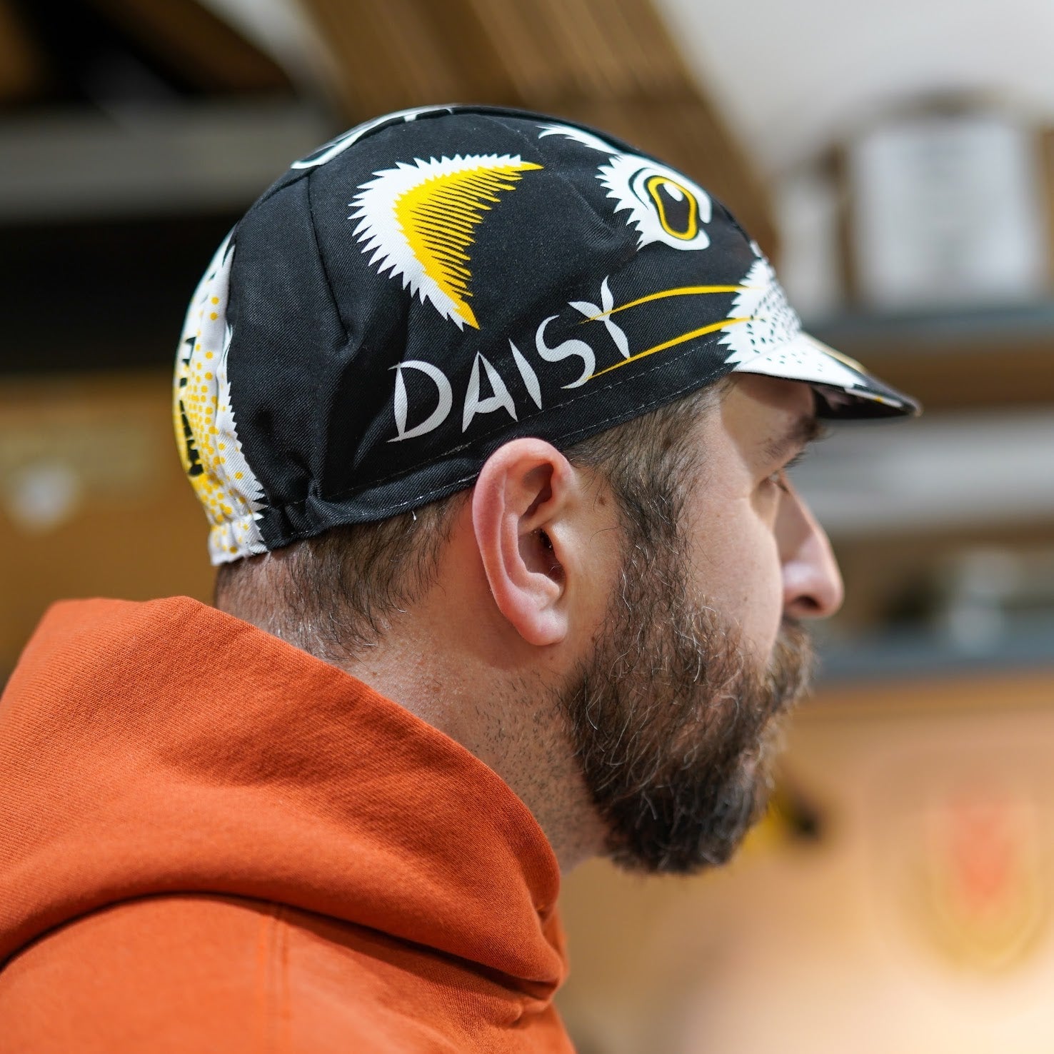 ADAM BELL'S WORKS Cycling Cap - Daisy Messenger