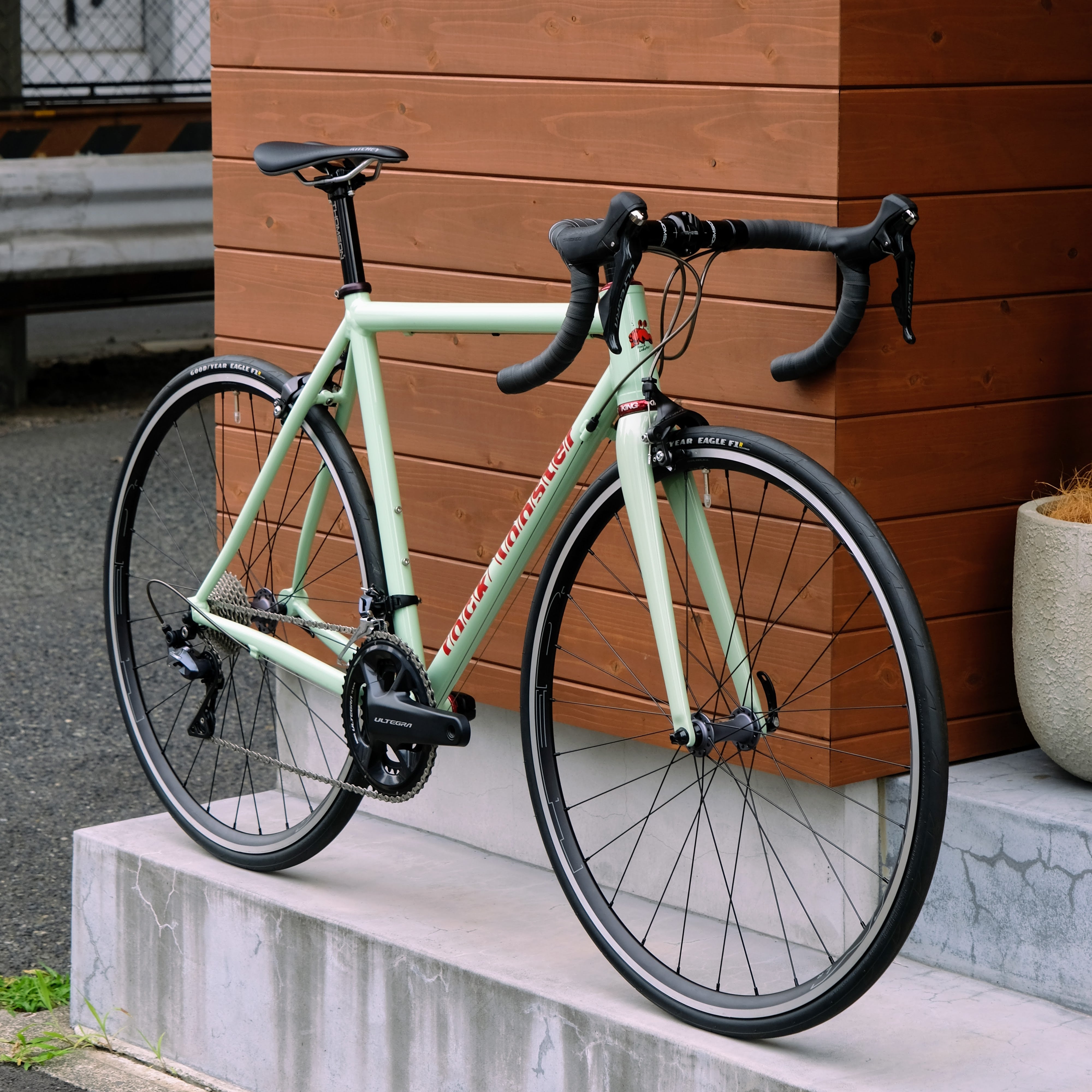 ROCK LOBSTER CYCLES 7005 Aluminum Rim Brake Road Racer Original Complete Bike / Size :52