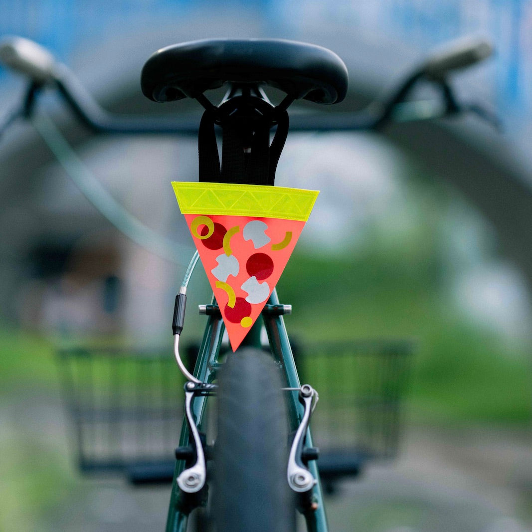 Safety pizza bike discount reflector