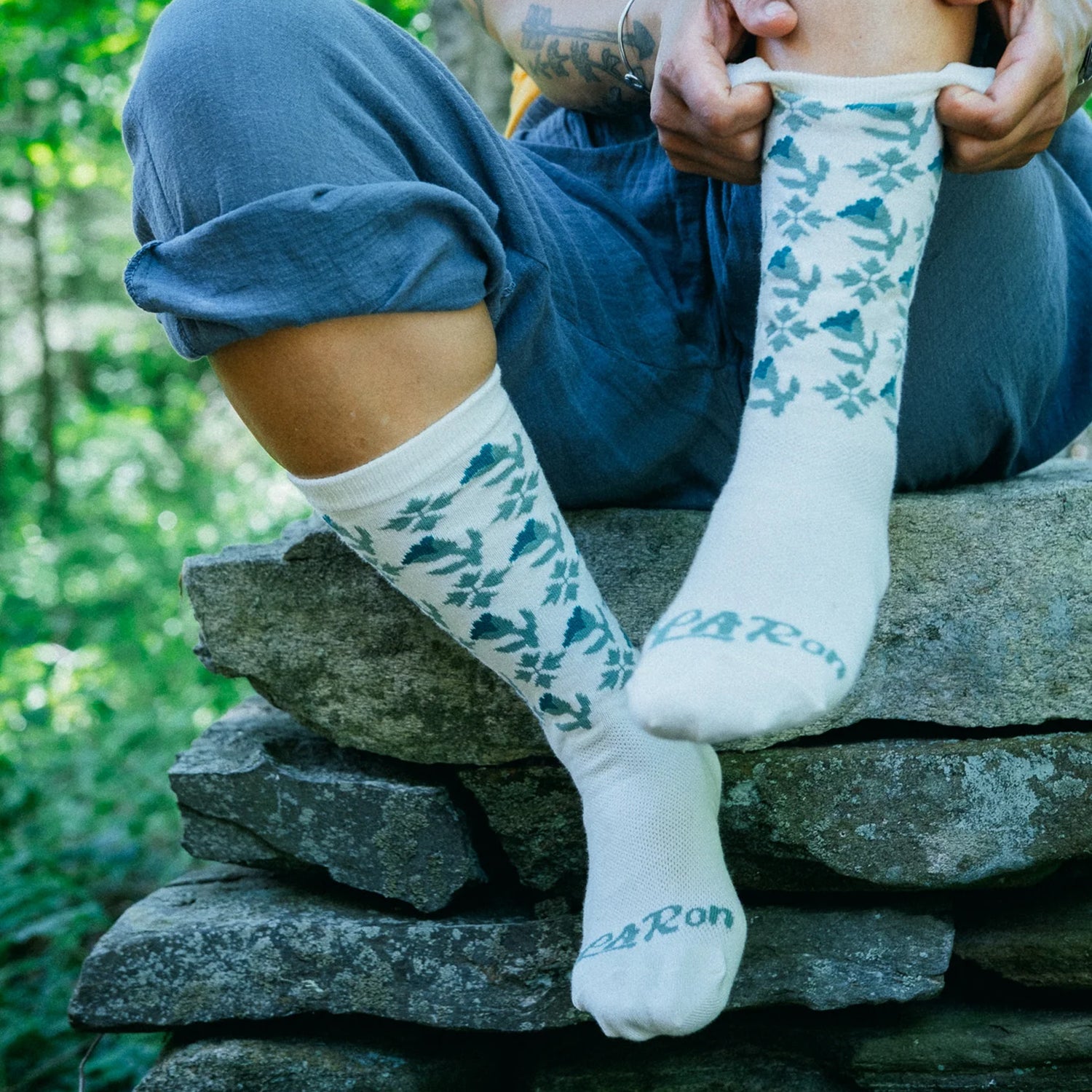 RON'S BIKES Summer Wool Socks