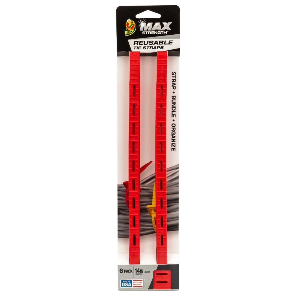 DUCK MAX One Tie Reusable Tie Strap 14inch