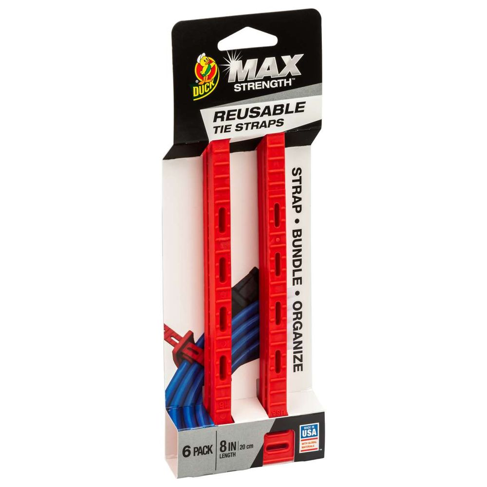 DUCK MAX One Tie  Reusable Tie Strap 8inch
