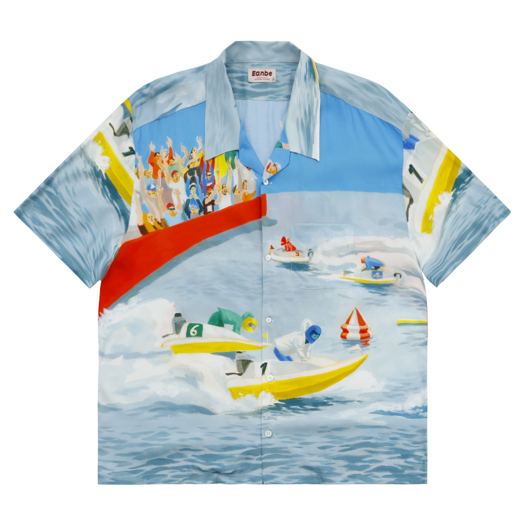 Shirt Racing Boating EANBE Aloha Shirt / Boat Race