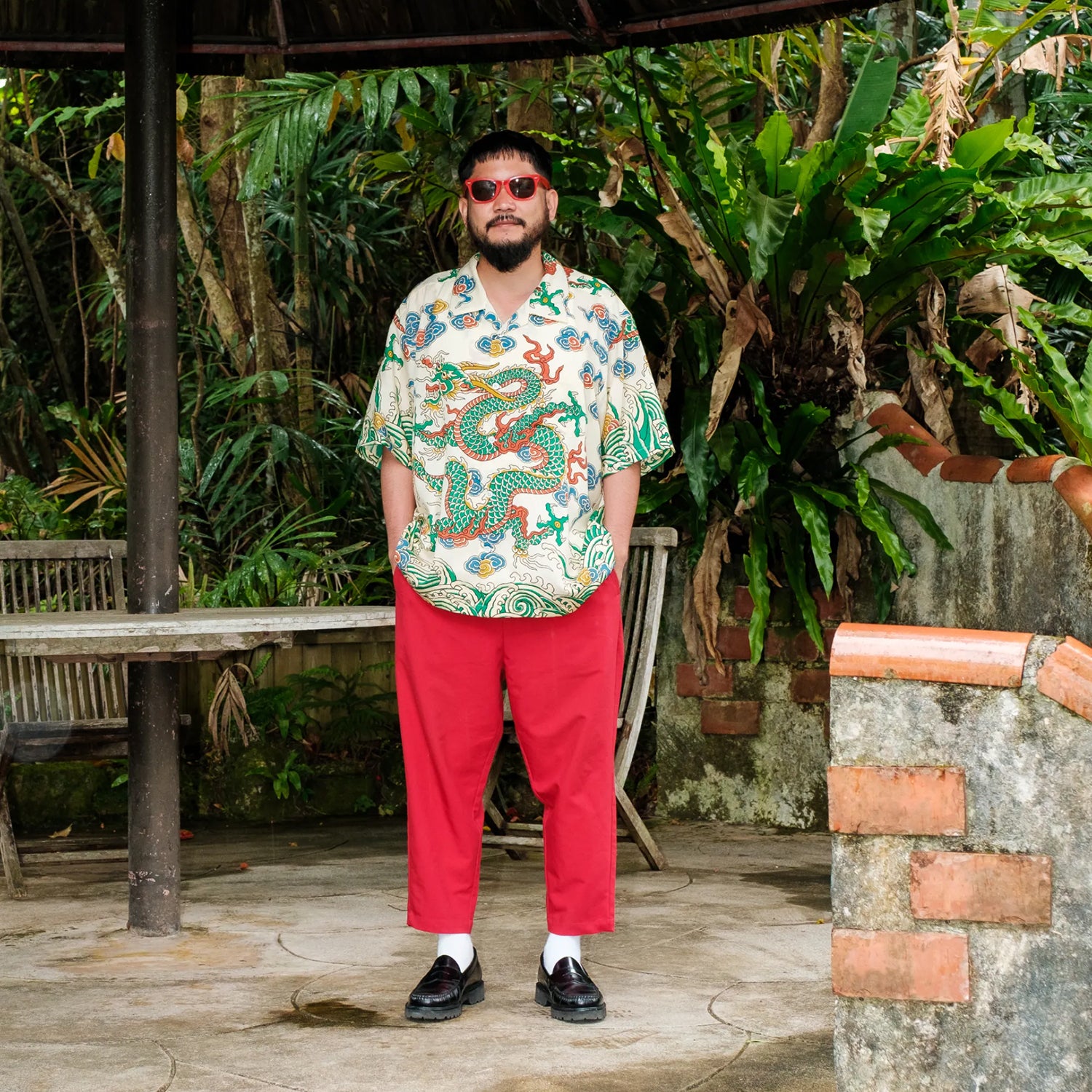 Eanbe Aloha Shirt / TATSU Cream