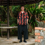 EANBE Aloha Shirt / LAKUEN ROSE Black