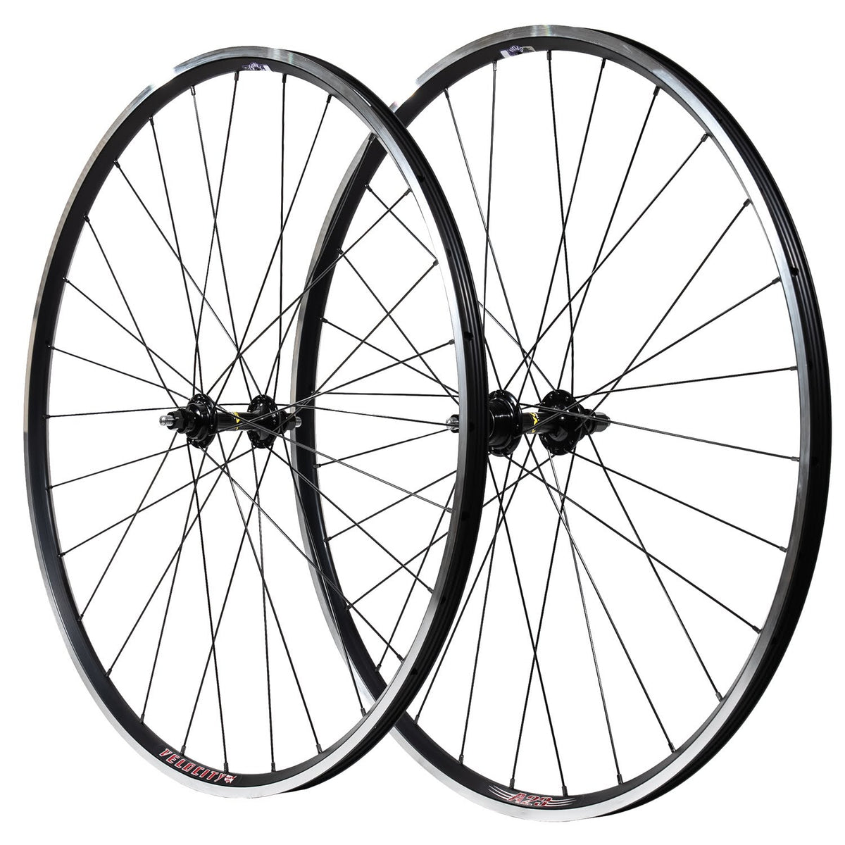 GORILLA SPUN Build Wheel [VELOCITY A23 x CYCROC Small Track Flange Hub Black]