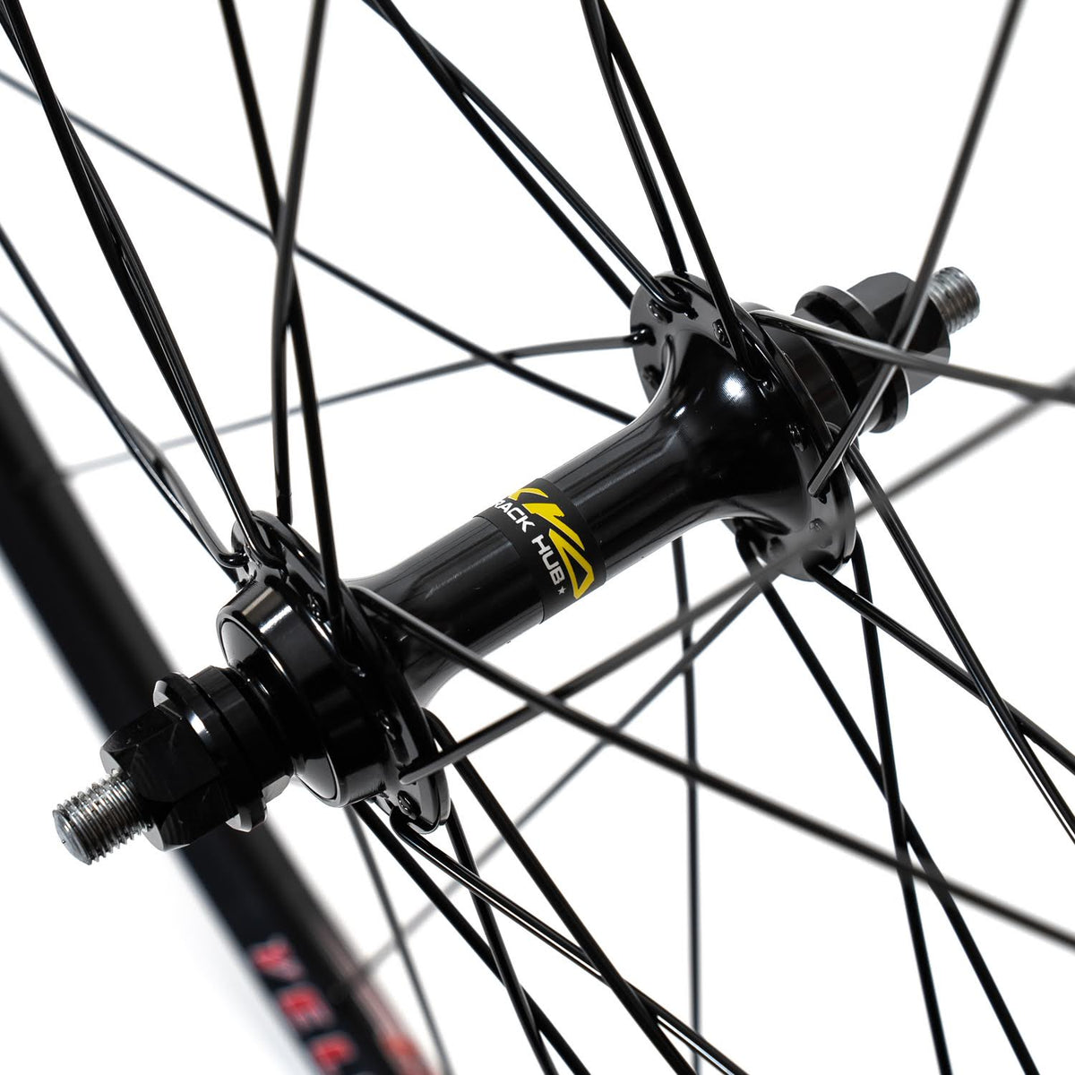 GORILLA SPUN Build Wheel [VELOCITY A23 x CYCROC Small Track Flange Hub Black]