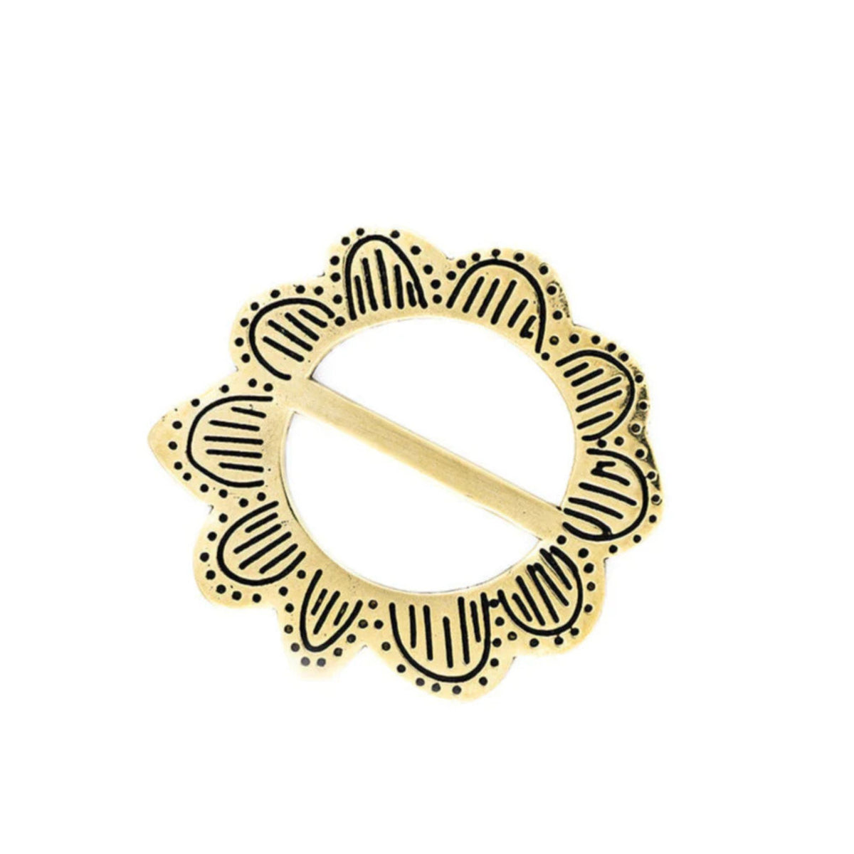 HANDKER Brass Bandana Slide Ring