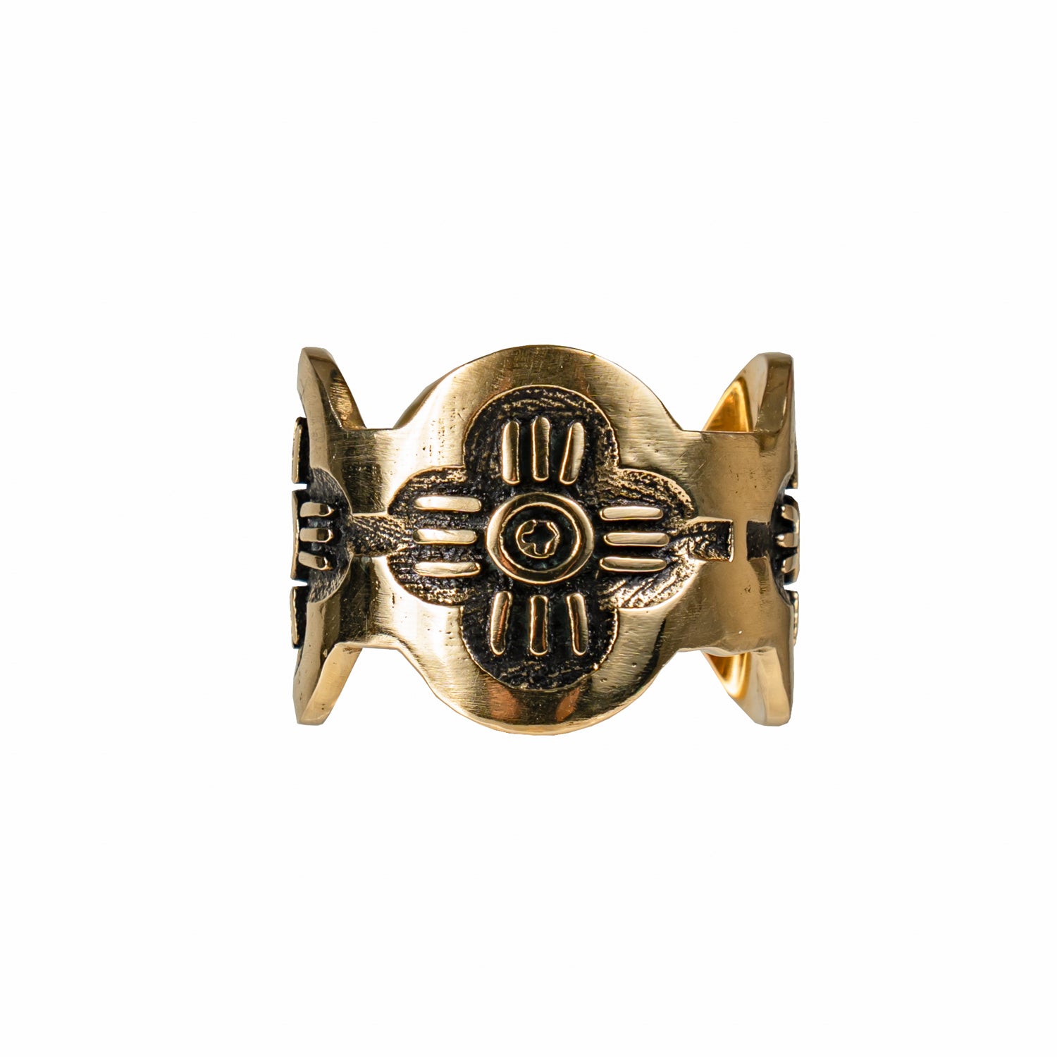 HANDKER Brass Bandana Slide Ring