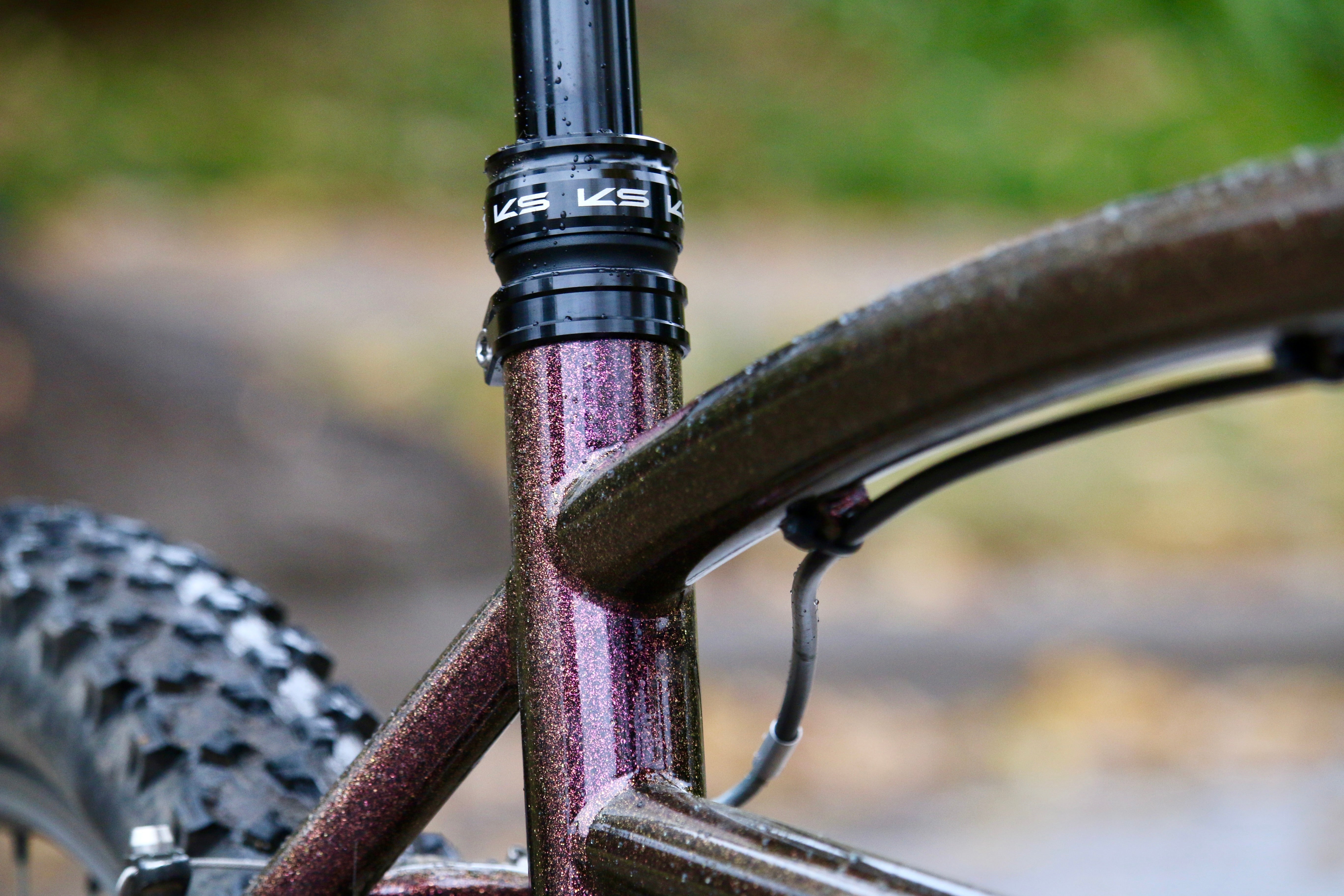 WILDE BICYCLE Moto-Cruiser Frame Set - Purple Pizazz