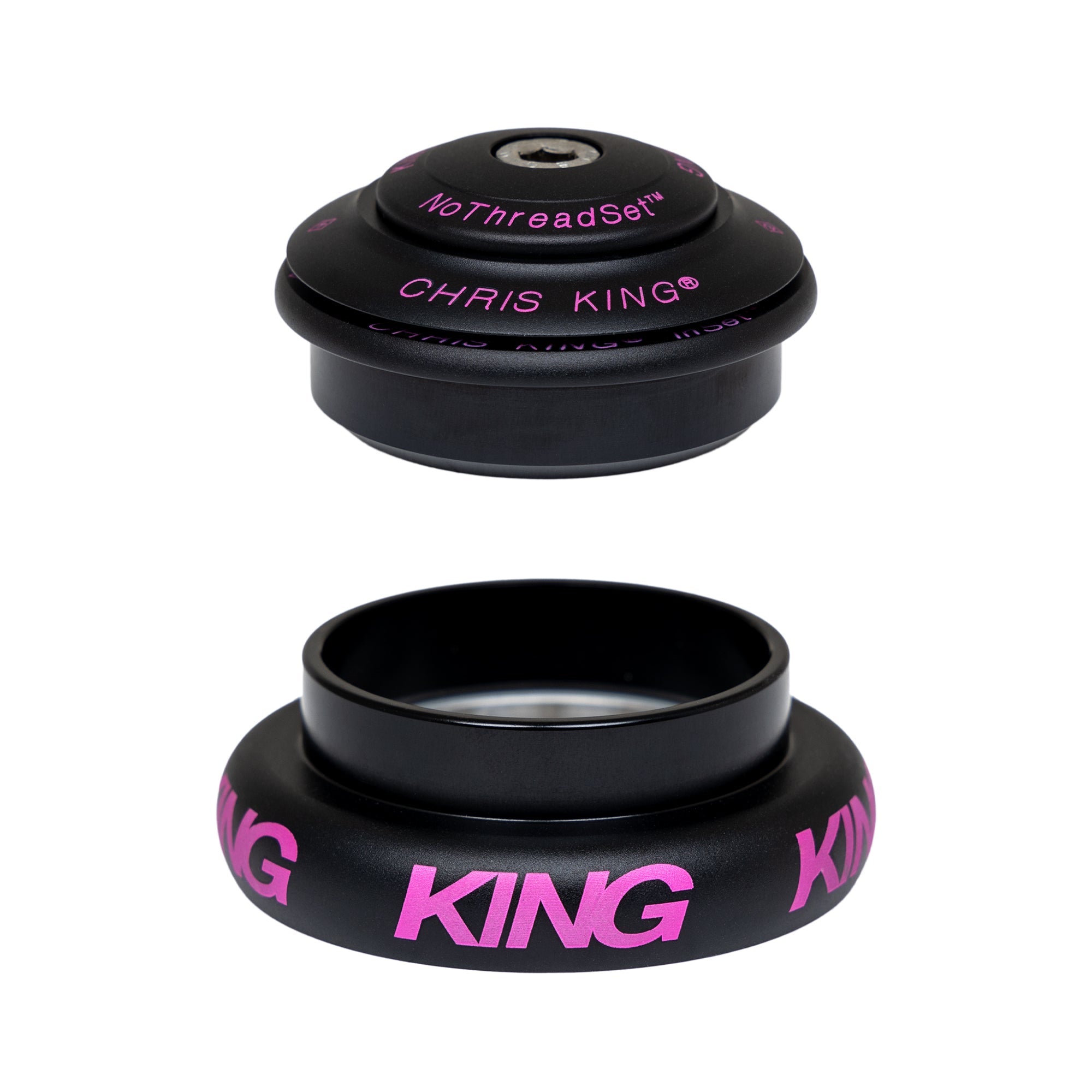 Inset Plack CHRIS KING InSet Two Tone Black Punch