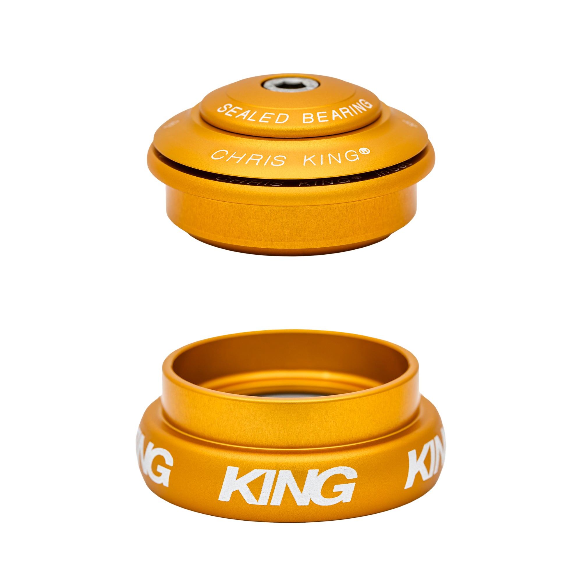 CHRIS KING InSet Matte Gold 50th