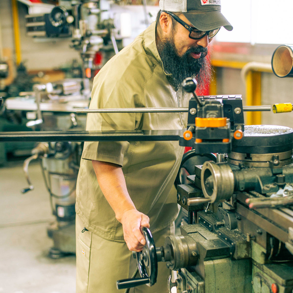 DICKIES Half Zip Bike Worker Shirts