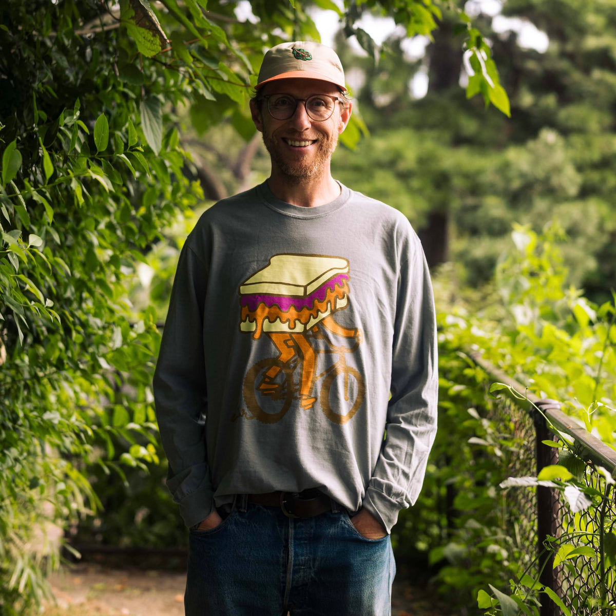 SKLAR BIKES PBJ Sandwich Man L/S T-Shirt