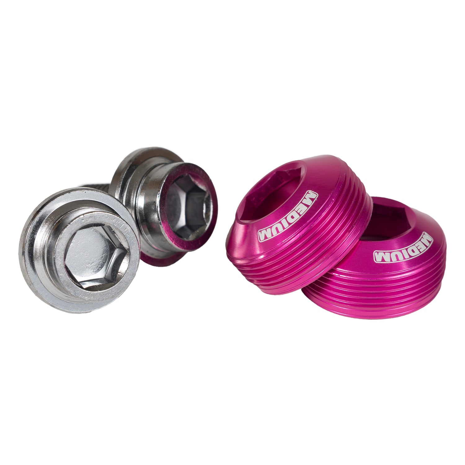 MEDIUM Alloy Cup Crank Bolts Set