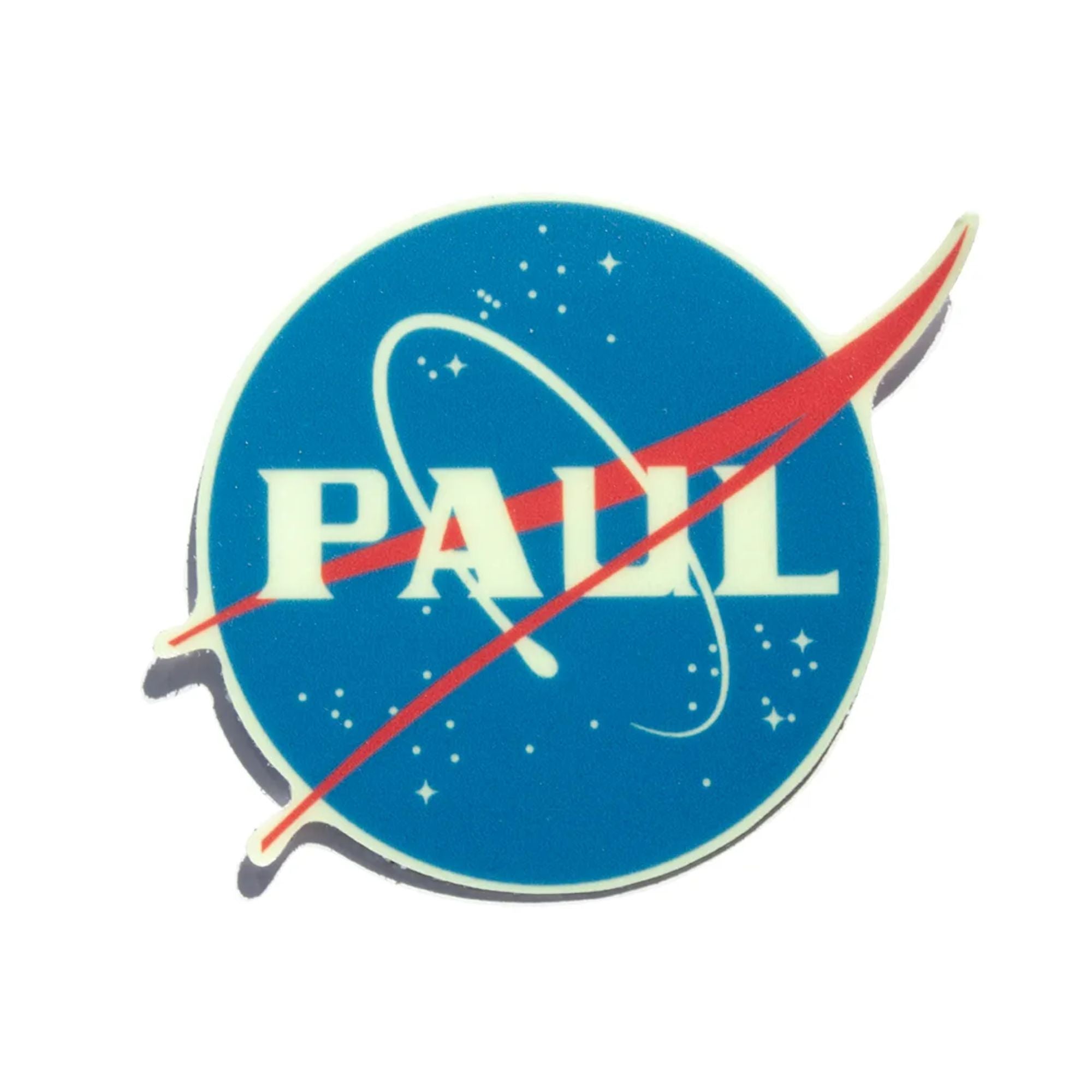 PAUL COMPONENT Glow in the Dark NASA Sticker