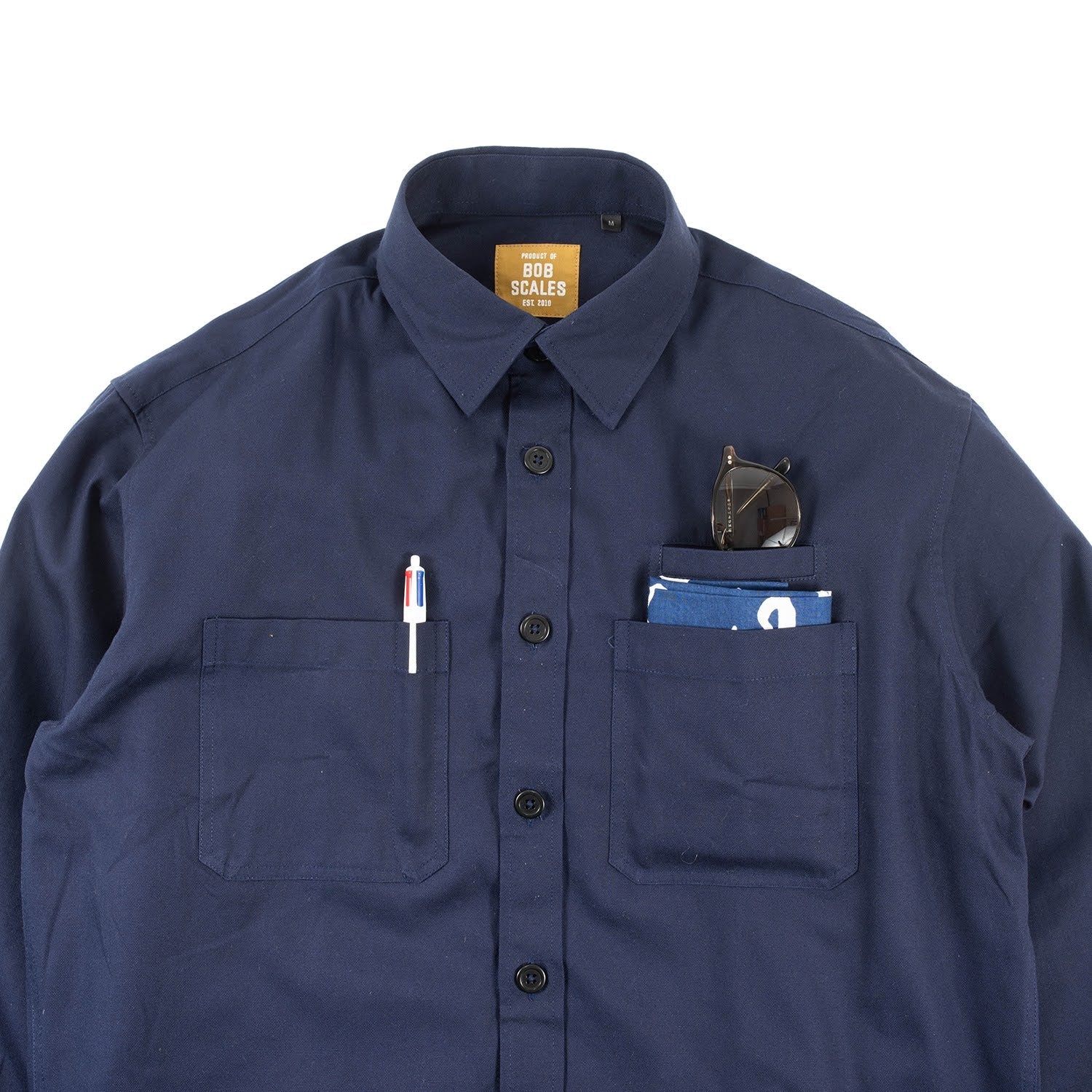 PRODUCT OF BOB SCALES Light Weight Canvas Utility Shirt